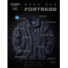 imageCQR Mens Quarter Zip Utility Fleece Pullover Outdoor Casual Thermal Sweater Chest Zipper Pocket Mock Neck Long SleeveFortress Operator Navy