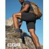imageCQR Mens Quick Dry Stretch Hiking Cargo Shorts Lightweight Water Resistant Tactical Casual Golf ampamp Outdoor with PocketsHike Flex Black