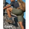 imageCQR Mens Quick Dry Stretch Hiking Cargo Shorts Lightweight Water Resistant Tactical Casual Golf ampamp Outdoor with PocketsHike Flex Khaki