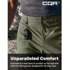 imageCQR Mens Quick Dry Stretch Hiking Cargo Shorts Lightweight Water Resistant Tactical Casual Golf ampamp Outdoor with PocketsHike Flex Khaki