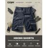 imageCQR Mens Quick Dry Stretch Hiking Cargo Shorts Lightweight Water Resistant Tactical Casual Golf ampamp Outdoor with PocketsHike Flex Navy