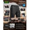 imageCQR Mens Quick Dry Stretch Hiking Cargo Shorts Lightweight Water Resistant Tactical Casual Golf ampamp Outdoor with PocketsRocky Black
