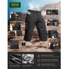 imageCQR Mens Quick Dry Stretch Hiking Cargo Shorts Lightweight Water Resistant Tactical Casual Golf ampamp Outdoor with PocketsRocky Capri Black