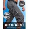 imageCQR Mens Quick Dry Stretch Hiking Cargo Shorts Lightweight Water Resistant Tactical Casual Golf ampamp Outdoor with PocketsRocky Capri Jet Grey