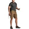 imageCQR Mens Quick Dry Stretch Hiking Cargo Shorts Lightweight Water Resistant Tactical Casual Golf ampamp Outdoor with PocketsRocky Hazelnut