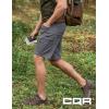 imageCQR Mens Quick Dry Stretch Hiking Cargo Shorts Lightweight Water Resistant Tactical Casual Golf ampamp Outdoor with PocketsRocky Jet Grey