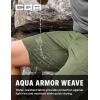 imageCQR Mens Quick Dry Stretch Hiking Cargo Shorts Lightweight Water Resistant Tactical Casual Golf ampamp Outdoor with PocketsRocky Lichen
