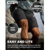 imageCQR Mens Quick Dry Stretch Hiking Cargo Shorts Lightweight Water Resistant Tactical Casual Golf ampamp Outdoor with PocketsRoutine Black