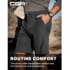 imageCQR Mens Quick Dry Stretch Hiking Cargo Shorts Lightweight Water Resistant Tactical Casual Golf ampamp Outdoor with PocketsRoutine Charcoal