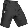 imageCQR Mens Quick Dry Stretch Hiking Cargo Shorts Lightweight Water Resistant Tactical Casual Golf ampamp Outdoor with PocketsRoutine Charcoal