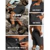 imageCQR Mens Quick Dry Stretch Hiking Cargo Shorts Lightweight Water Resistant Tactical Casual Golf ampamp Outdoor with PocketsRoutine Charcoal