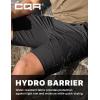 imageCQR Mens Quick Dry Stretch Hiking Cargo Shorts Lightweight Water Resistant Tactical Casual Golf ampamp Outdoor with PocketsShendo Trail Black