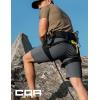 imageCQR Mens Quick Dry Stretch Hiking Cargo Shorts Lightweight Water Resistant Tactical Casual Golf ampamp Outdoor with PocketsShendo Trail Carbon Grey