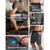 imageCQR Mens Quick Dry Stretch Hiking Cargo Shorts Lightweight Water Resistant Tactical Casual Golf ampamp Outdoor with PocketsShendo Trail Carbon Grey