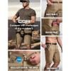imageCQR Mens Quick Dry Stretch Hiking Cargo Shorts Lightweight Water Resistant Tactical Casual Golf ampamp Outdoor with PocketsShendo Trail Cougar