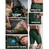 imageCQR Mens Quick Dry Stretch Hiking Cargo Shorts Lightweight Water Resistant Tactical Casual Golf ampamp Outdoor with PocketsShendo Trail Jade Green