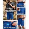imageCQR Mens Quick Dry Stretch Hiking Cargo Shorts Lightweight Water Resistant Tactical Casual Golf ampamp Outdoor with PocketsShendo Trail Santorini Blue