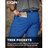 imageCQR Mens Quick Dry Stretch Hiking Cargo Shorts Lightweight Water Resistant Tactical Casual Golf ampamp Outdoor with PocketsShendo Trail Santorini Blue