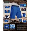 imageCQR Mens Quick Dry Stretch Hiking Cargo Shorts Lightweight Water Resistant Tactical Casual Golf ampamp Outdoor with PocketsShendo Trail Santorini Blue