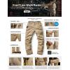 imageCQR Mens Quick Dry Work Pants Water Resistant Outdoor Tactical Pants Lightweight Stretch Cargo Hiking PantsDura Flex Pants Alamo Khaki