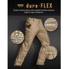 imageCQR Mens Quick Dry Work Pants Water Resistant Outdoor Tactical Pants Lightweight Stretch Cargo Hiking PantsDura Flex Pants Alamo Khaki