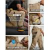 imageCQR Mens Quick Dry Work Pants Water Resistant Outdoor Tactical Pants Lightweight Stretch Cargo Hiking PantsDura Flex Pants Alamo Khaki