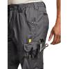 imageCQR Mens Quick Dry Work Pants Water Resistant Outdoor Tactical Pants Lightweight Stretch Cargo Hiking PantsDura Flex Pants Charcoal