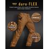 imageCQR Mens Quick Dry Work Pants Water Resistant Outdoor Tactical Pants Lightweight Stretch Cargo Hiking PantsDura Flex Pants Copper Brown