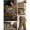 imageCQR Mens Quick Dry Work Pants Water Resistant Outdoor Tactical Pants Lightweight Stretch Cargo Hiking PantsDura Flex Pants Cougar