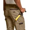 imageCQR Mens Quick Dry Work Pants Water Resistant Outdoor Tactical Pants Lightweight Stretch Cargo Hiking PantsDura Flex Pants Cougar