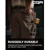 imageCQR Mens Quick Dry Work Pants Water Resistant Outdoor Tactical Pants Lightweight Stretch Cargo Hiking PantsDura Flex Pants Dark Brown