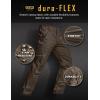 imageCQR Mens Quick Dry Work Pants Water Resistant Outdoor Tactical Pants Lightweight Stretch Cargo Hiking PantsDura Flex Pants Dark Brown