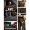 imageCQR Mens Quick Dry Work Pants Water Resistant Outdoor Tactical Pants Lightweight Stretch Cargo Hiking PantsDura Flex Pants Dark Brown