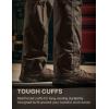 imageCQR Mens Quick Dry Work Pants Water Resistant Outdoor Tactical Pants Lightweight Stretch Cargo Hiking PantsDura Flex Pants Dark Brown