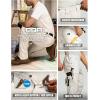 imageCQR Mens Quick Dry Work Pants Water Resistant Outdoor Tactical Pants Lightweight Stretch Cargo Hiking PantsDura Flex Pants Frosted White