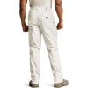 imageCQR Mens Quick Dry Work Pants Water Resistant Outdoor Tactical Pants Lightweight Stretch Cargo Hiking PantsDura Flex Pants Frosted White