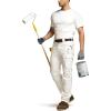 imageCQR Mens Quick Dry Work Pants Water Resistant Outdoor Tactical Pants Lightweight Stretch Cargo Hiking PantsDura Flex Pants Frosted White