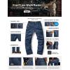 imageCQR Mens Quick Dry Work Pants Water Resistant Outdoor Tactical Pants Lightweight Stretch Cargo Hiking PantsDura Flex Pants Midnight Blue