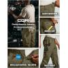 imageCQR Mens Quick Dry Work Pants Water Resistant Outdoor Tactical Pants Lightweight Stretch Cargo Hiking PantsDura Flex Pants Soil Green