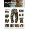 imageCQR Mens Quick Dry Work Pants Water Resistant Outdoor Tactical Pants Lightweight Stretch Cargo Hiking PantsDura Flex Print Woodland Olive