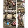 imageCQR Mens Quick Dry Work Pants Water Resistant Outdoor Tactical Pants Lightweight Stretch Cargo Hiking PantsDura Flex Utility Camo