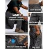 imageCQR Mens Quick Dry Work Pants Water Resistant Outdoor Tactical Pants Lightweight Stretch Cargo Hiking PantsDuratex Pants Charcoal