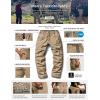 imageCQR Mens Quick Dry Work Pants Water Resistant Outdoor Tactical Pants Lightweight Stretch Cargo Hiking PantsDuratex Pants Khaki