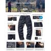 imageCQR Mens Quick Dry Work Pants Water Resistant Outdoor Tactical Pants Lightweight Stretch Cargo Hiking PantsDuratex Pants Police Navy