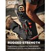 imageCQR Mens Quick Dry Work Pants Water Resistant Outdoor Tactical Pants Lightweight Stretch Cargo Hiking PantsFrontline Black