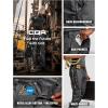 imageCQR Mens Quick Dry Work Pants Water Resistant Outdoor Tactical Pants Lightweight Stretch Cargo Hiking PantsFrontline Charcoal