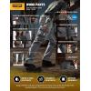 imageCQR Mens Quick Dry Work Pants Water Resistant Outdoor Tactical Pants Lightweight Stretch Cargo Hiking PantsFrontline Charcoal