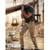 imageCQR Mens Quick Dry Work Pants Water Resistant Outdoor Tactical Pants Lightweight Stretch Cargo Hiking PantsFrontline Cougar