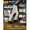 imageCQR Mens Quick Dry Work Pants Water Resistant Outdoor Tactical Pants Lightweight Stretch Cargo Hiking PantsFrontline Frosted White