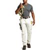 imageCQR Mens Quick Dry Work Pants Water Resistant Outdoor Tactical Pants Lightweight Stretch Cargo Hiking PantsFrontline Frosted White